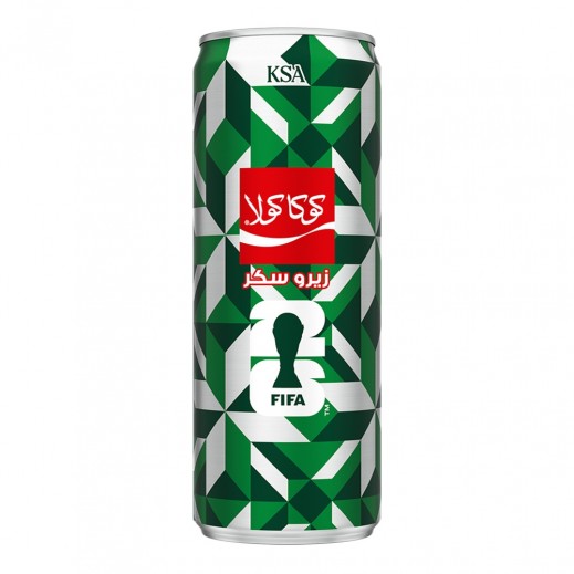Coca Cola Zero Sugar Can 250 ml - delivered by Taw9eel Fast