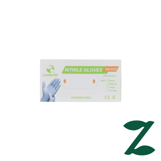 Sumbow Nitrile Gloves Powder-Free 100Pcs-S