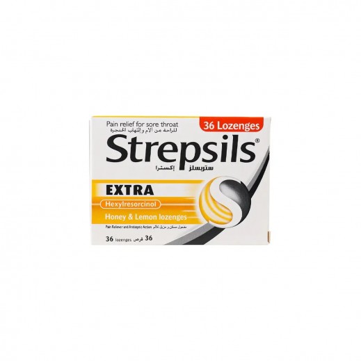 Rb Consumer Strepsils Extra Honey and Lemon 36 Loz - delivered by Pharmazone Pharmacy - within 2 Hours