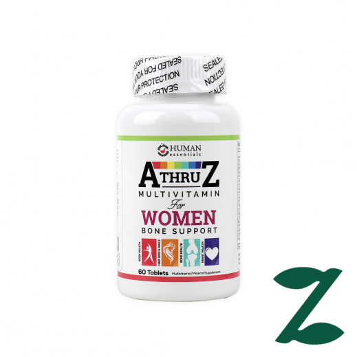 Human Essentials A Thru Z Multivitamin For Women 60 Tablets - delivered by Pharmazone Pharmacy - within 2 Hours