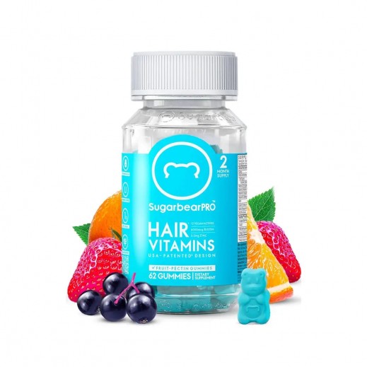 Sugarbear Pro Hair Vitamins 62 Gummies - delivered by The Pharmacy - within 2 Hours