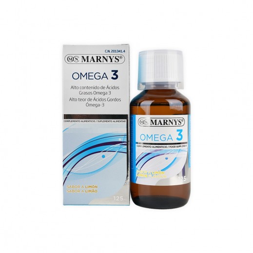 Marnys Omega 3 125 Ml - Lemon Flavour - delivered by The Pharmacy - within 2 Hours