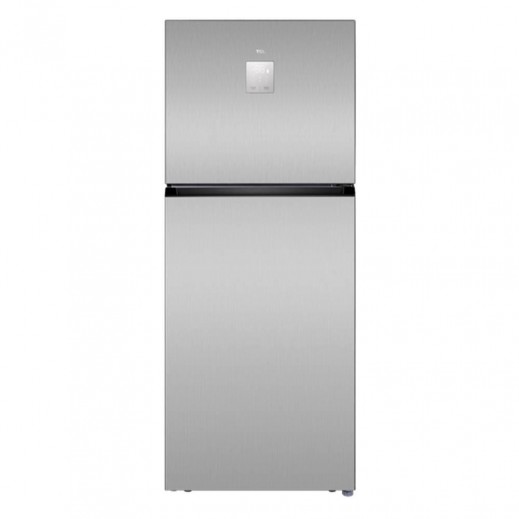 TCL Top Freezer Refrigerator 16.4CFT 465L P605TMIN - Inox - delivered by Xcite within 3 working days