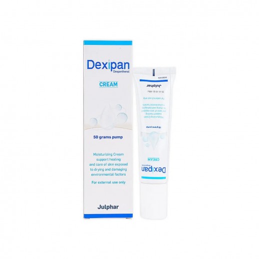 Julphar Dexipan Dexpanthenol Cream 50 g - delivered by Pharmazone Pharmacy - within 2 Hours