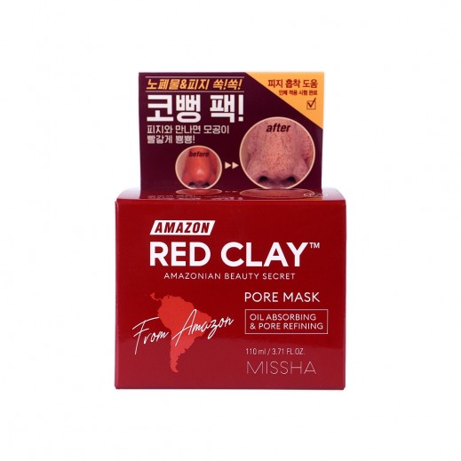 Missha Amazon Red Clay™ Pore Mask 110 Ml - delivered by The Pharmacy - within 2 Hours