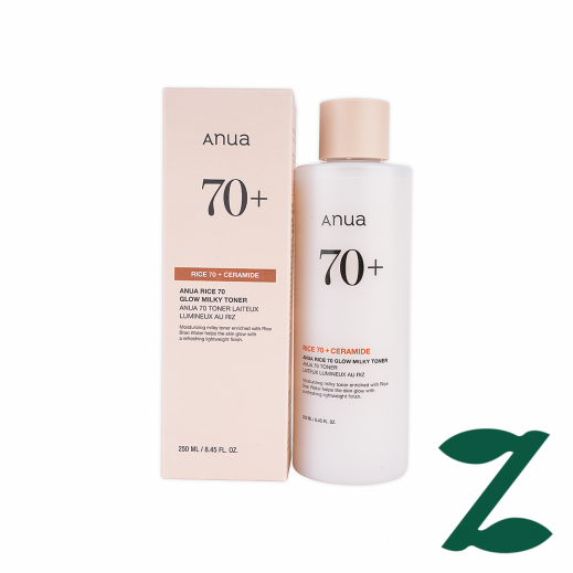 Anua Rice 70+ Glow Milky Toner 250Ml - delivered by Pharmazone Pharmacy - within 2 Hours