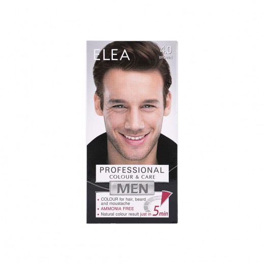 ELEA Men Hair Colour & Care - Brown - delivered by The Pharmacy - within 2 Hours