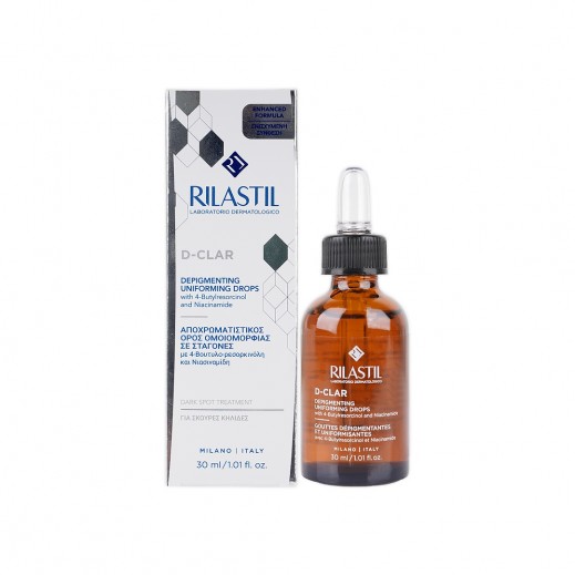 Rilastil D-Clar Depigmenting Uniforming Drops 30ml - delivered by The Pharmacy - within 2 Hours