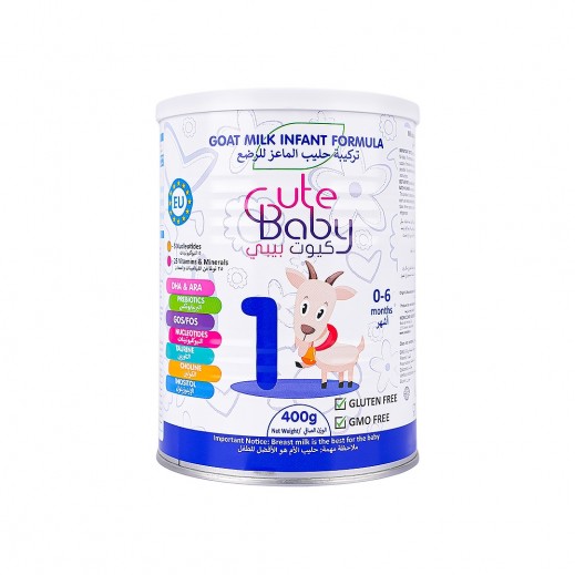 Cute Baby Goat Milk (0-6M) No.1 400g - delivered by The Pharmacy - within 2 Hours