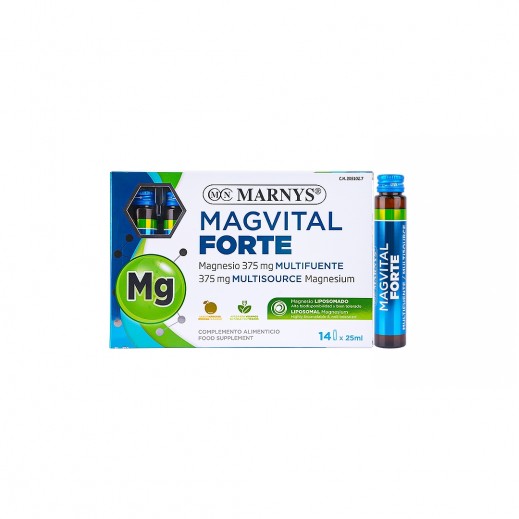 Marnys Magvital Forte 14x25 ml Vials - delivered by The Pharmacy - within 2 Hours