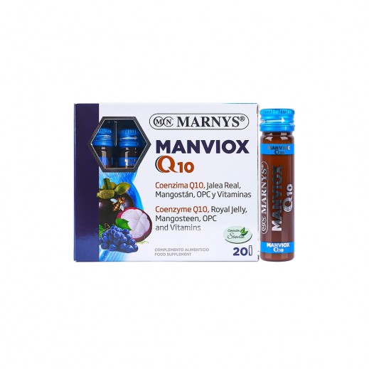 Marnys Manviox Q10 20 × 10ml Vials - delivered by The Pharmacy - within 2 Hours