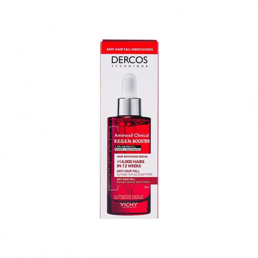 Vichy Dercos Aminexil Clinical Regen Booster Serum 90ml - delivered by The Pharmacy - within 2 Hours