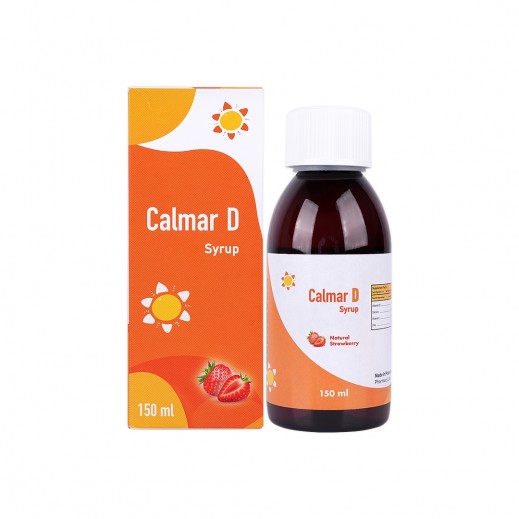 Calmar D Strawberry Syrup 150ml - delivered by The Pharmacy - within 2 Hours
