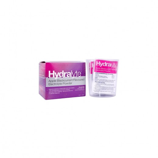 Hydralyte Apple Flavoured Electrolyte Powder 10 Sachets - delivered by The Pharmacy - within 2 Hours