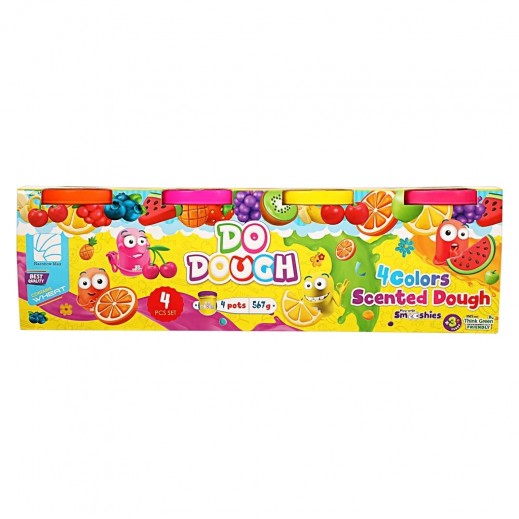 Do Dough Scented Clay Set 4 Cups - Set B (3+) - delivered by Taw9eel Fast