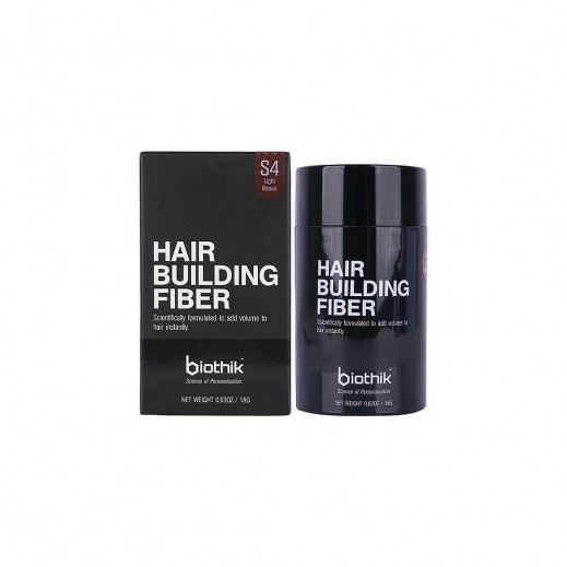 Biothik Hair Building Fiber Light Brown 18g - delivered by The Pharmacy - within 2 Hours