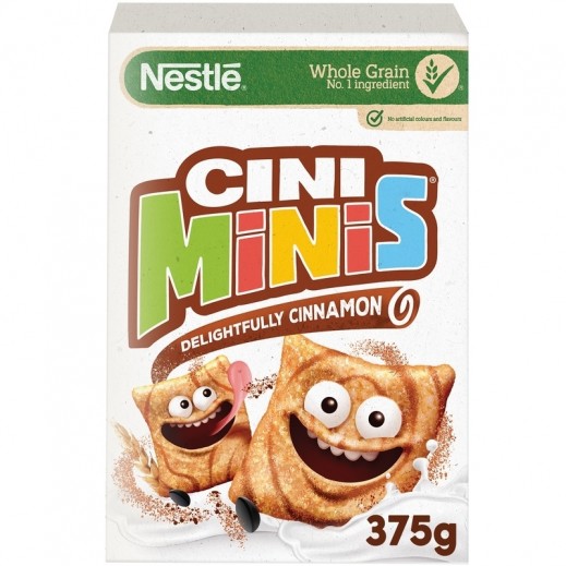 Nestle Breakfast Cereal Cini Minis Cinnamon 375 g - delivered by Taw9eel Fast