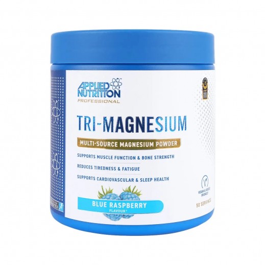 Applied Nutrition Tri-Magnesium Blue Raspberry Powder 200g - delivered by The Pharmacy - within 2 Hours
