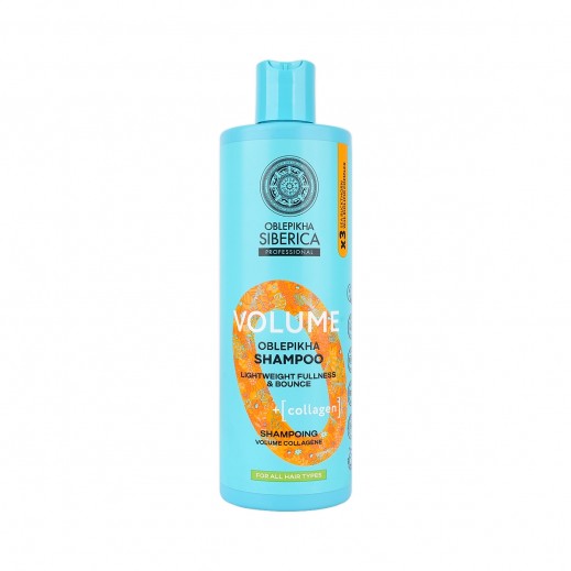 Natura Siberica Oblepikha Volume Collagen Shampoo 400ml - delivered by The Pharmacy - within 2 Hours