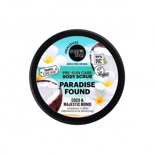 Organic Shop Pre-Sun Care Body Scrub Coco & Monoi 300ml - delivered by The Pharmacy - within 2 Hours