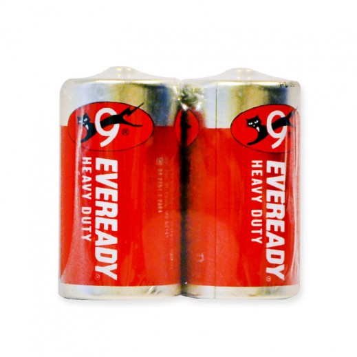 Eveready Heavy Duty D Size Battery 2 Pack