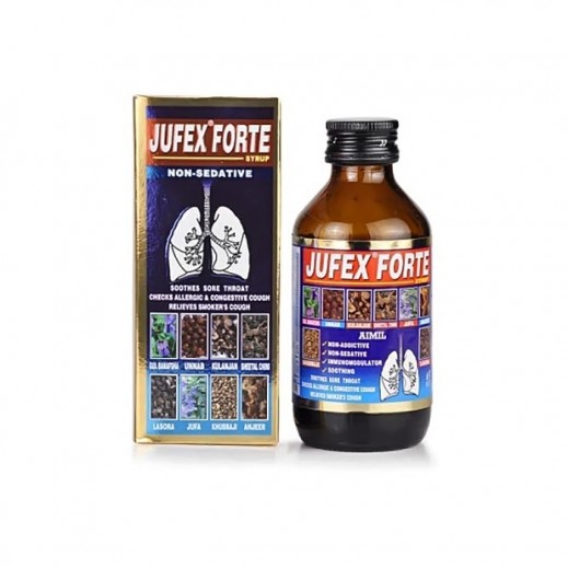 Buy Jufex Forte Cough Syrup 100 ml delivered by Pharmazone Pharmacy