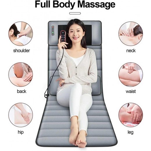 Full Body Massage Mat with Heat - delivered by Taw9eel Within 48 hours 