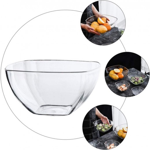 Acrylic Square Serving Bowl 19 cm
