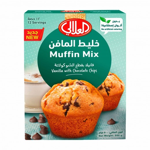 Al Alali Vanilla With Chocolate Chips Muffin Mix 500g