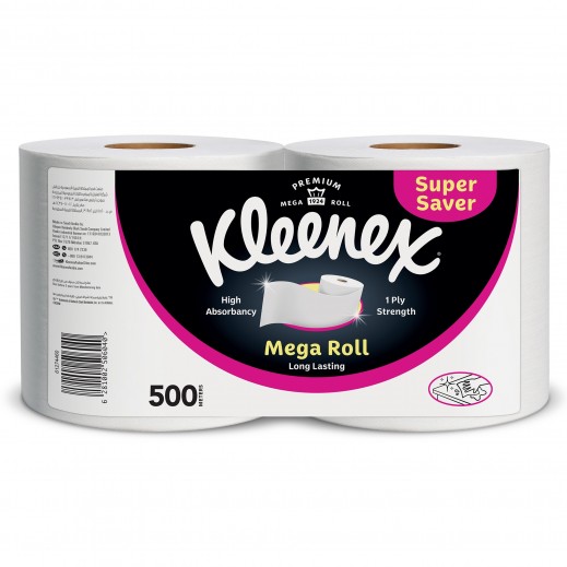 Kleenex Kitchen Paper Towel Mega Roll Tissue 2 x 250 Meters