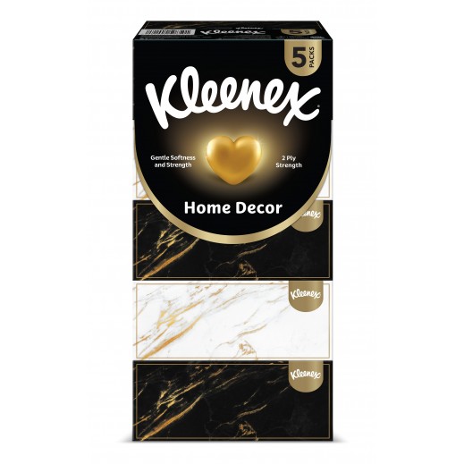 Kleenex Home Decor Facial Tissue 170 x 2 Ply (5 Boxes) - delivered by Taw9eel Fast