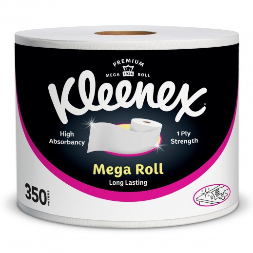 Kleenex Kitchen Paper Towel Mega Roll Tissue 350 Meters