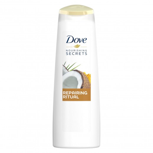 Buy Dove Shampoo Restoring Ritual Coconut Oil & Turmeric 400 ml توصيل