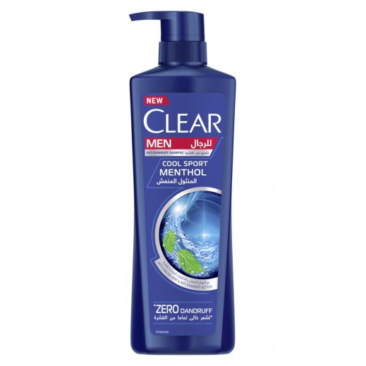 Clear Men's Anti-Dandruff Shampoo Cool Sport Menthol 700 ml - delivered by Taw9eel Fast