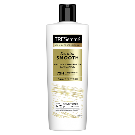 TRESEmmé Keratin Smooth Conditioner with Argan Oil for Dry & Frizzy Hair 400 ml