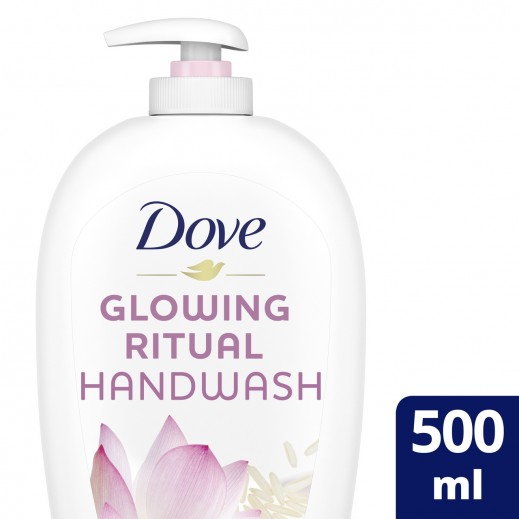 Dove Nourishing Secrets Glowing Ritual Hand wash with Lotus flower extract and Rice Milk 500 ml