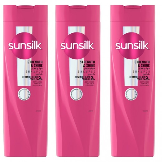 Sunsilk Strength & Shine Shampoo 3 x 400 ml