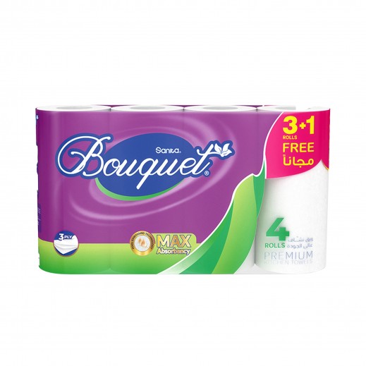 Sanita Bouquet Household Tissue 4 rolls