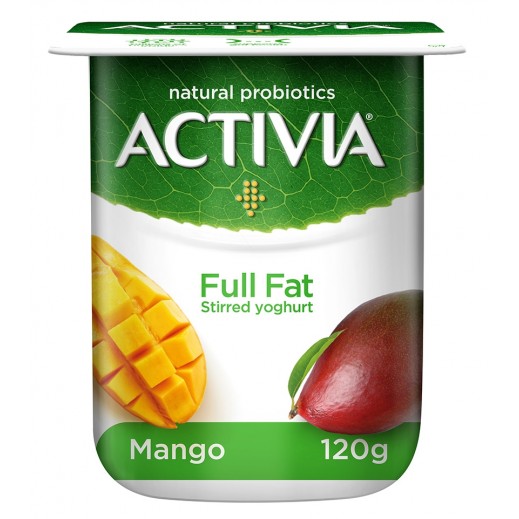 Activia Full Fat Mango Stirred Yoghurt 120 g - delivered by Taw9eel Fast