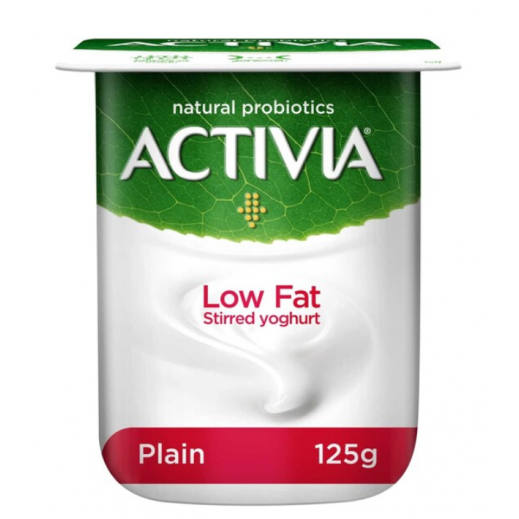 Activia Low Fat Pure Stirred Yoghurt 125 g - delivered by Taw9eel Fast