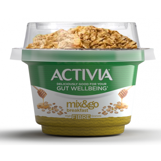 Activia Mix & Go Honey Oat Cereal Yoghurt 170 g