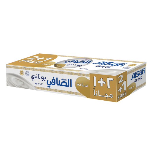 Al Safi Greek Plain Yogurt Dessert 150 g (2 + 1 Free)