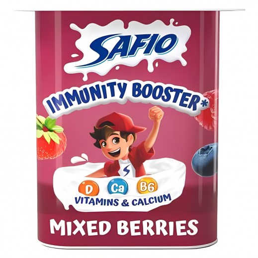 Safio Immunity Booster Mixed Berries Yoghurt 110 g - delivered by Taw9eel Fast