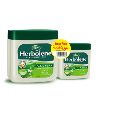 Dabur Herbolene Aloe Vera Petroleum Jelly 425 + 115 ml - delivered by Taw9eel Fast