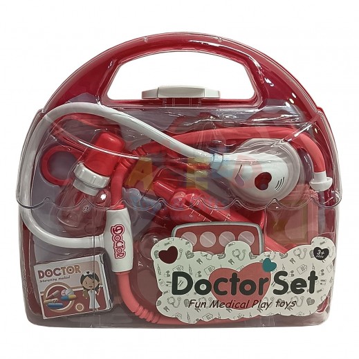 Waleed Doctor Suit Playset With Carry Case Red For Unisex - 3+ Years - delivered by within 24 Hours 