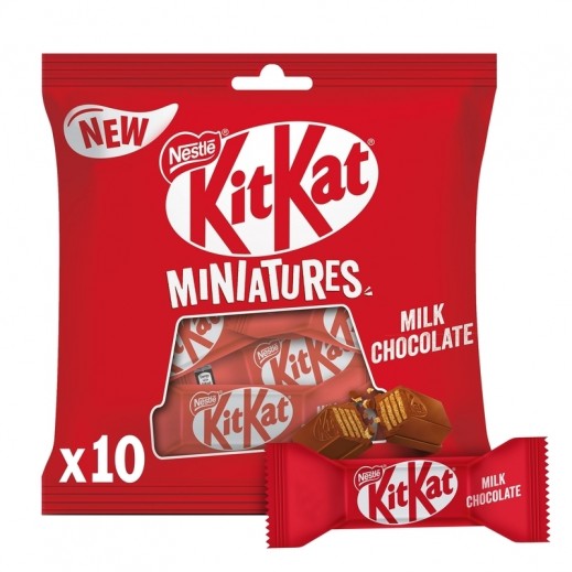Nestle KitKat Miniatures Milk Chocolate 110 g - delivered by Taw9eel Fast