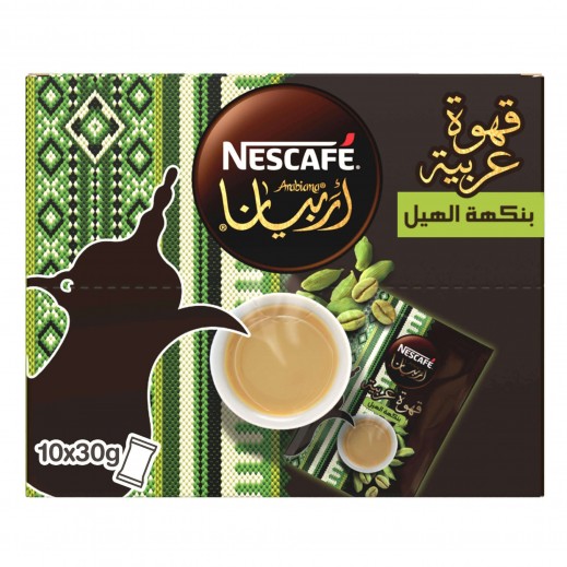 Nescafe Arabiana Instant Arabic Coffee with Cardamom 10 × 30 g