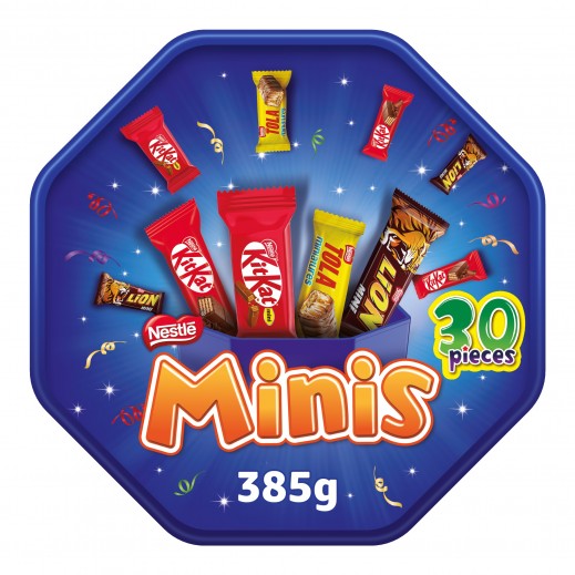 Nestlé Mini Mix Chocolate 30 Pieces 385 g - delivered by Taw9eel Fast