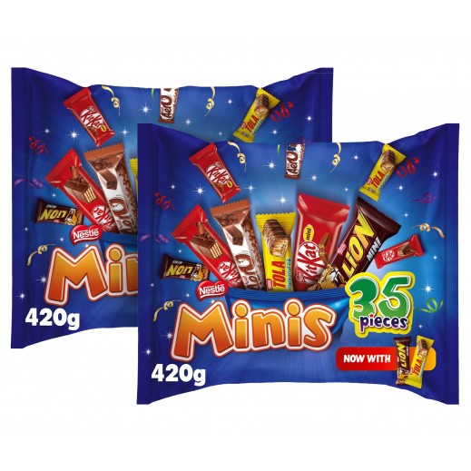 Nestle Mini Mix Chocolate Value Pack 2 x 420 g