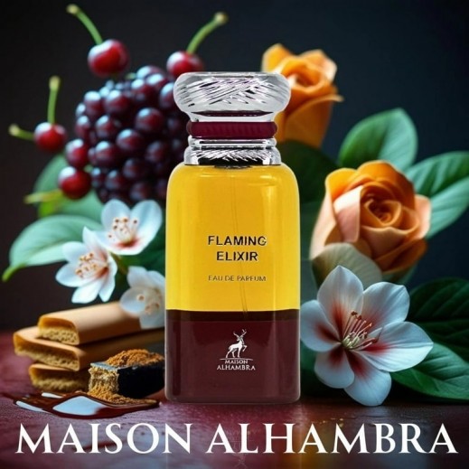 Buy Maison Alhambra Flaming Elixir EDP for Unisex 100ml | توصيل Taw9eel.com